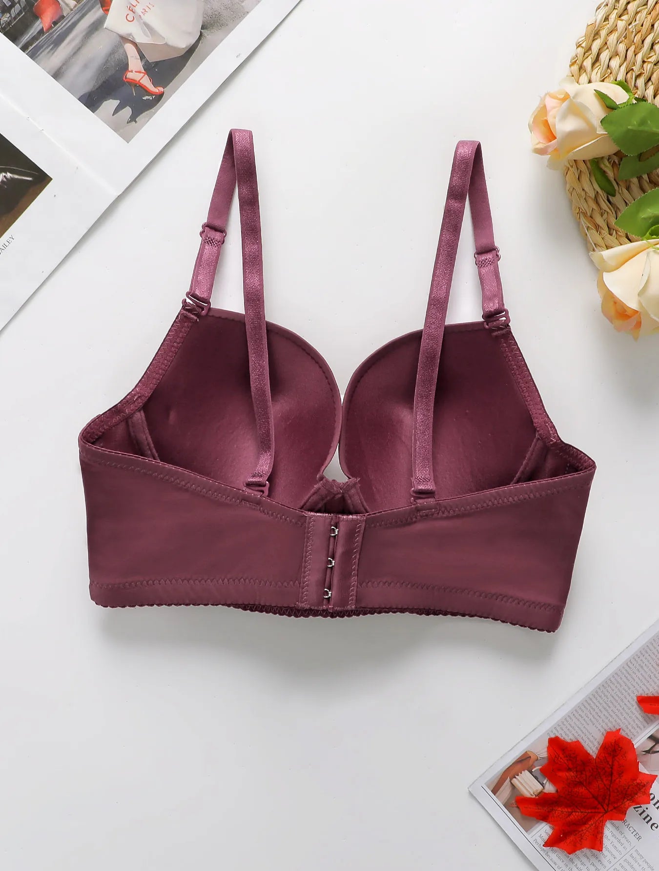 Glow Summer Sexy Bra with Steel Rings