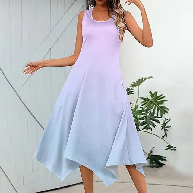 Summer "Sunbeam" Maxi Dress for Cheerful Ladies