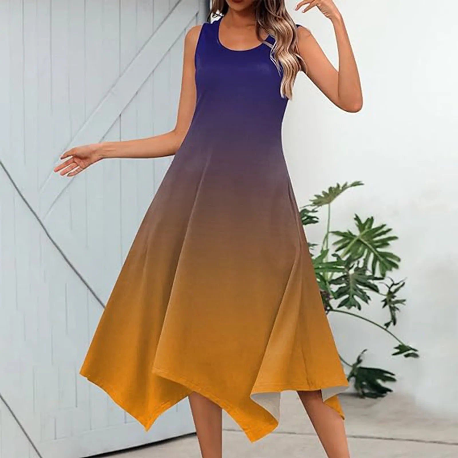 Summer "Sunbeam" Maxi Dress for Cheerful Ladies