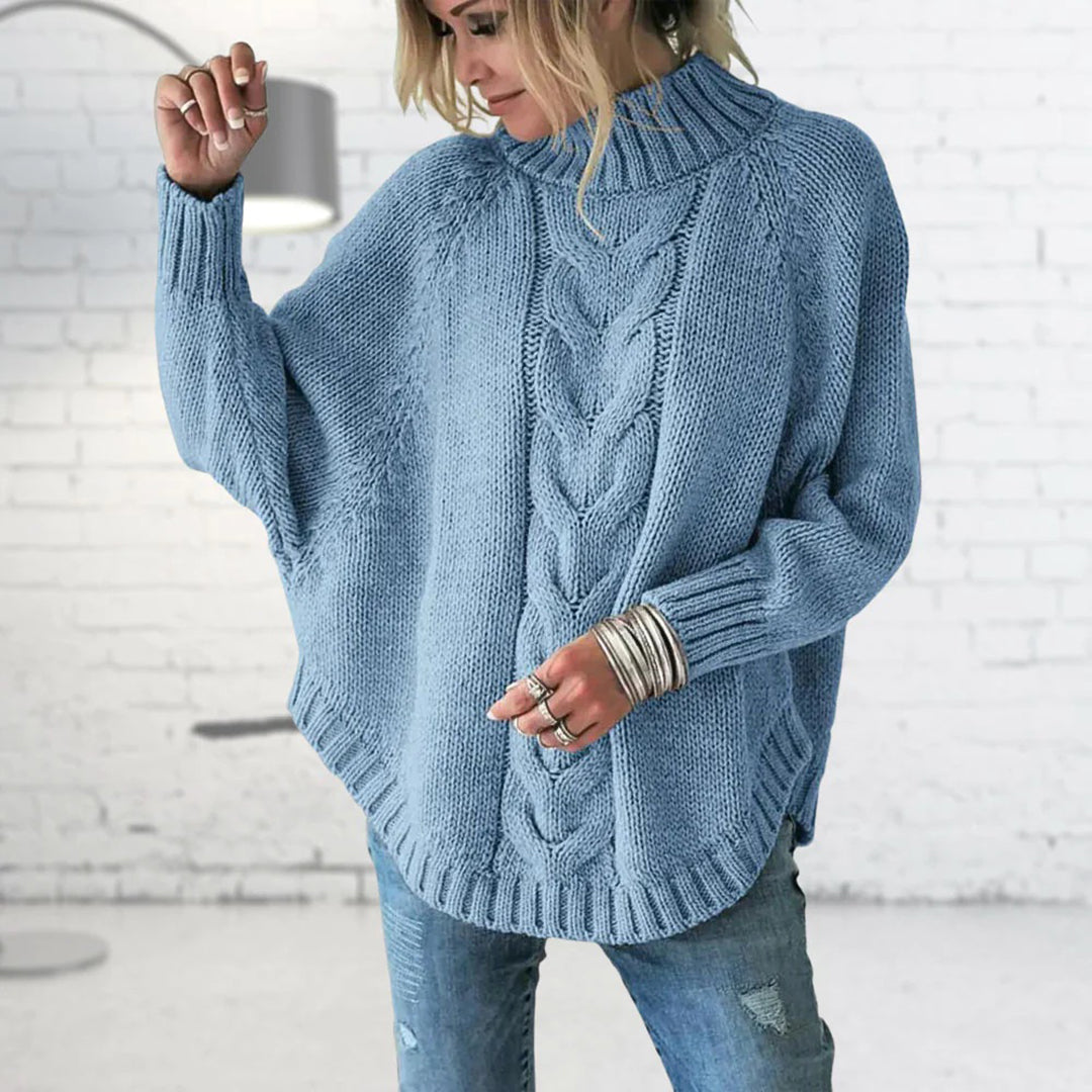 Tanja | Strickpullover trui met elegante Rollkragen