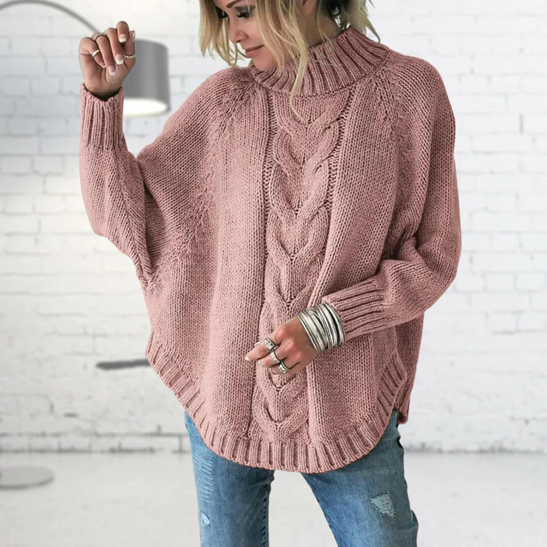 Tanja | Strickpullover trui met elegante Rollkragen
