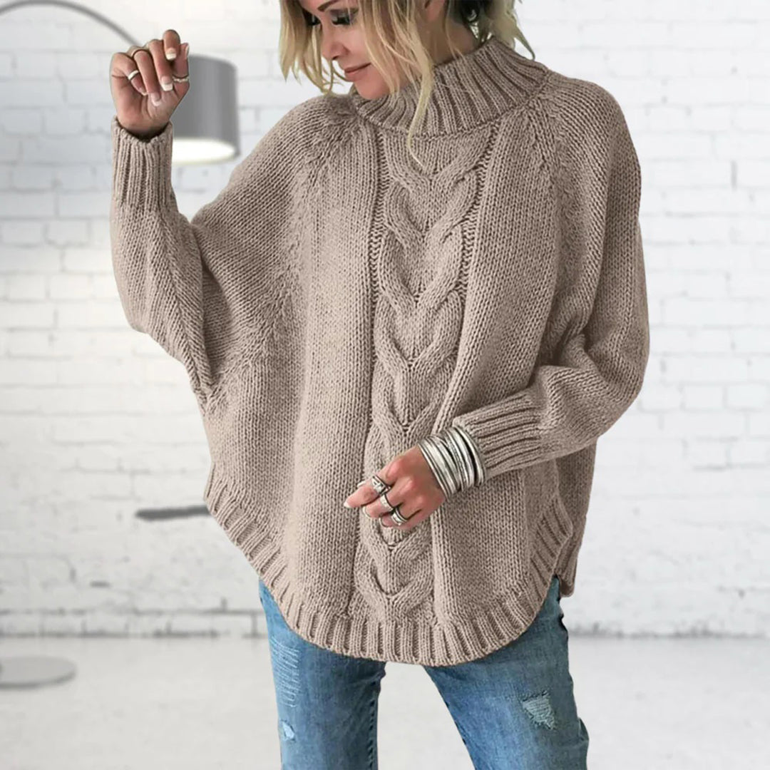 Tanja | Strickpullover trui met elegante Rollkragen