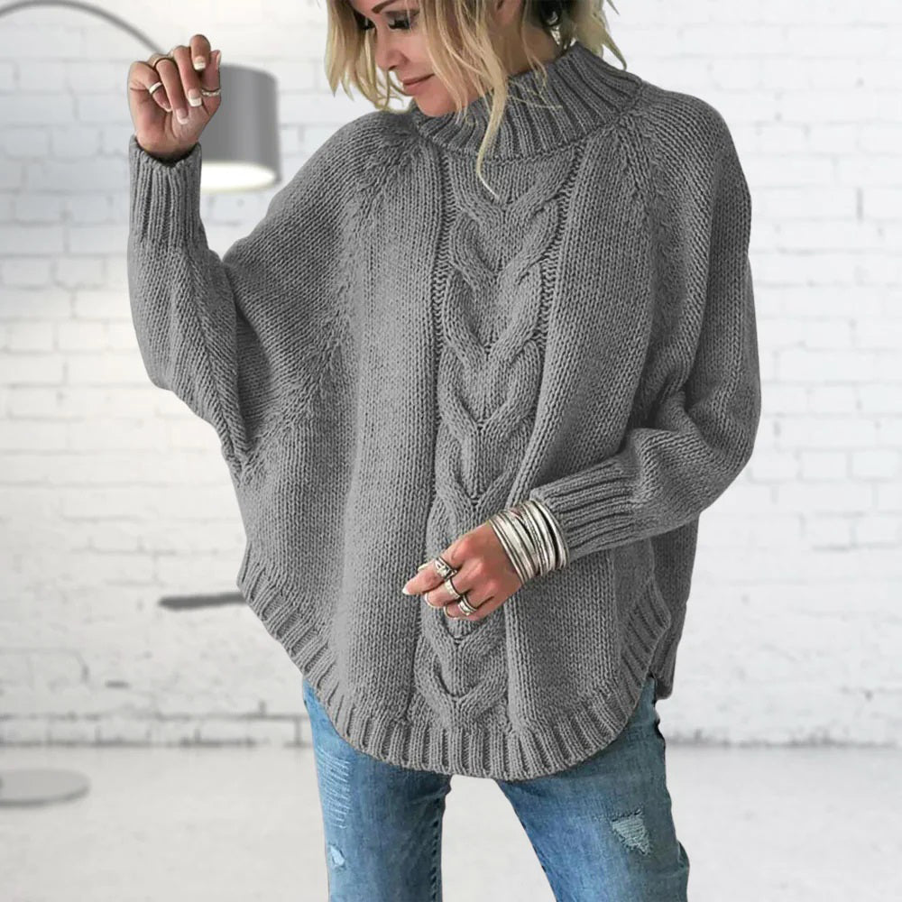 Tanja | Strickpullover trui met elegante Rollkragen