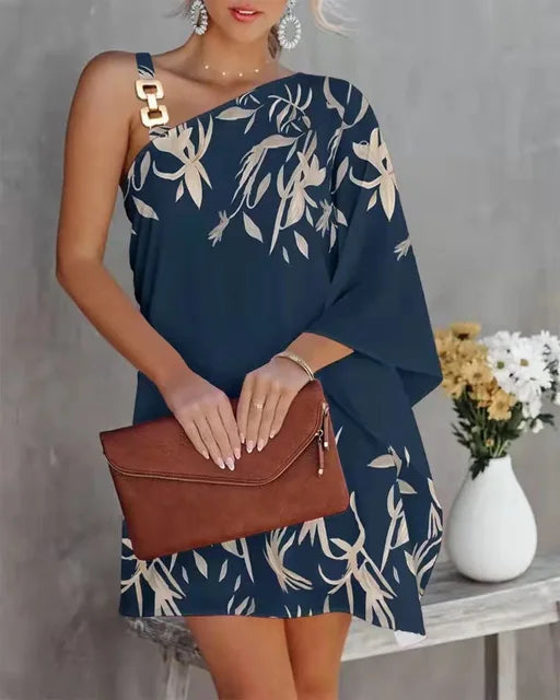 Zomerse Tie Dye Halterhals Jurk