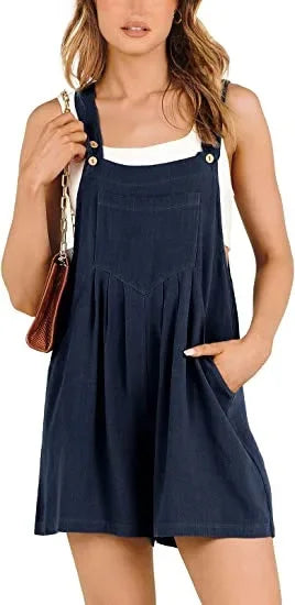 Zomer Jumpsuit van Katoen en Linnen