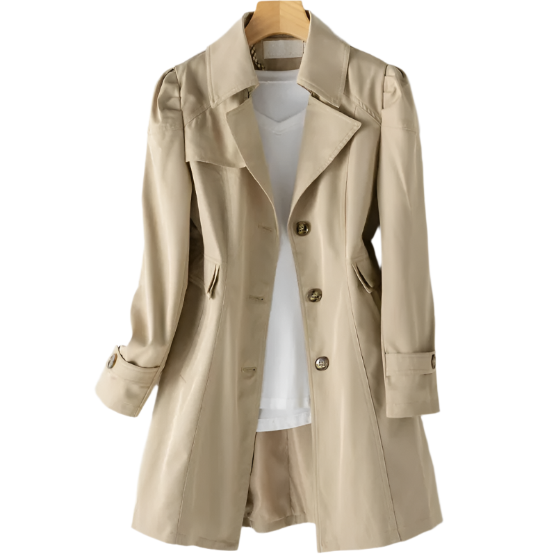 StormBreeze | Trenchcoat Antivento da Donna | Leggero, Idrorepellente