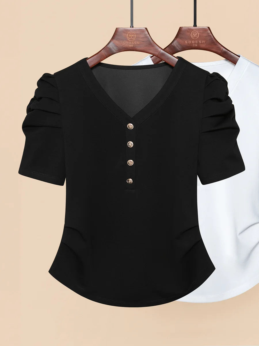 SoleilChic Magliette Estive Nere