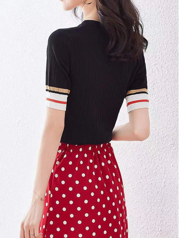 Maglietta Patchwork Dazzling Dames per Stile Estivo!