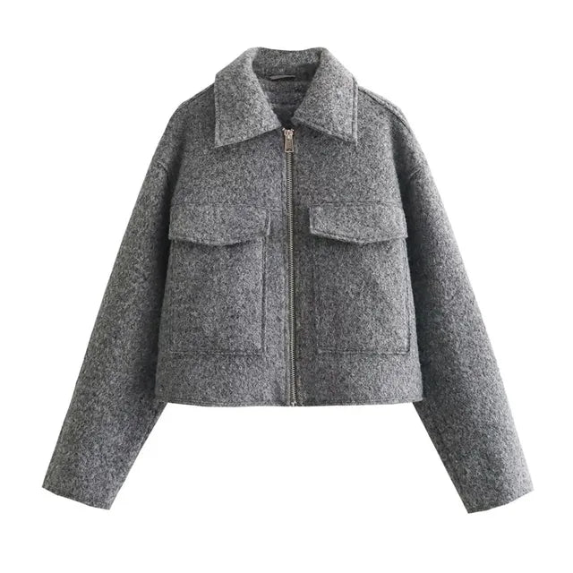 Incantevole Giacca Tweed Autunnale - Collezione Non Ti Scordar di Me