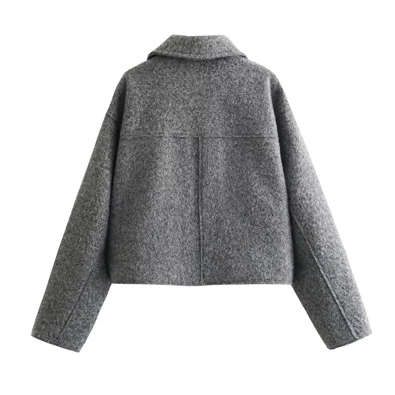Incantevole Giacca Tweed Autunnale - Collezione Non Ti Scordar di Me