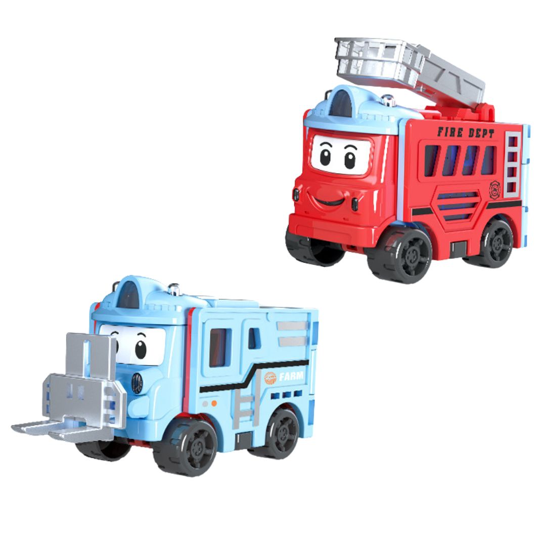 Transformeerbare Speelauto's