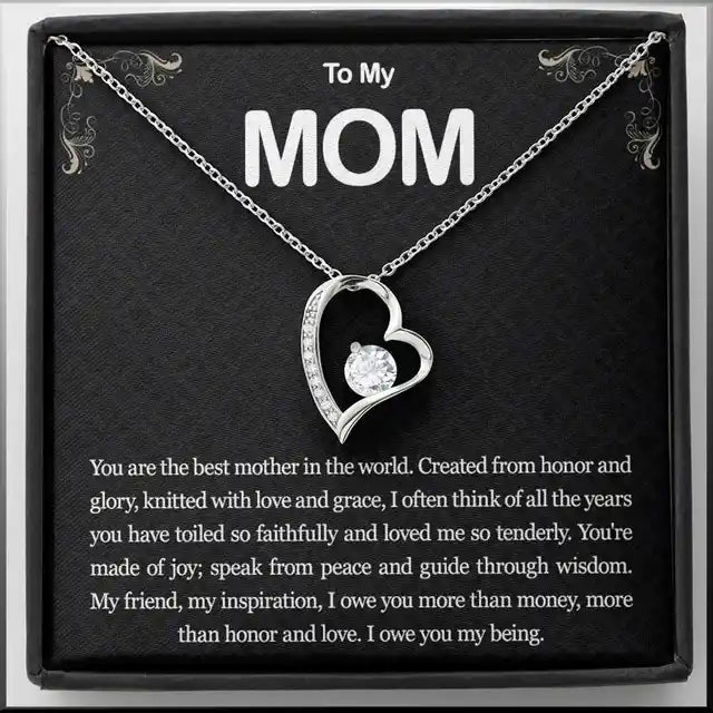 Betoverende Hartvormige Ketting voor Moeders als Tijdloos Geschenk