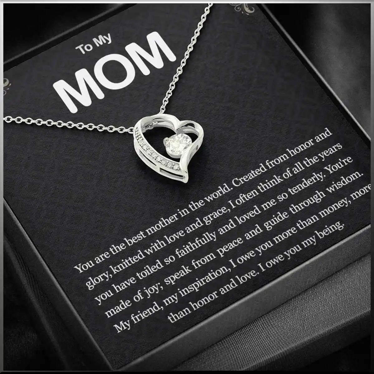 Enchanting Heart-Shaped Necklace for Mothers as a Timeless Gift