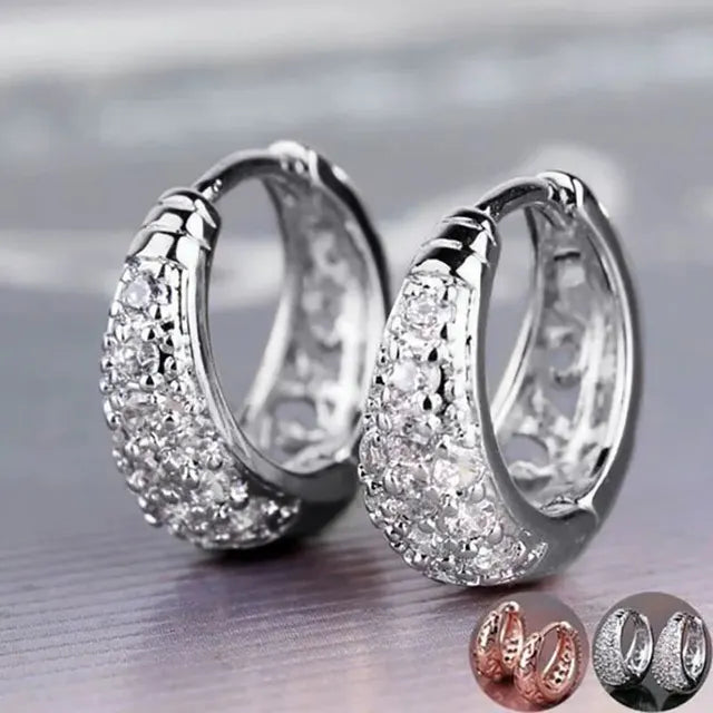 Zilver Essence Geometrische Metalen Oorbellen voor Vrouwen