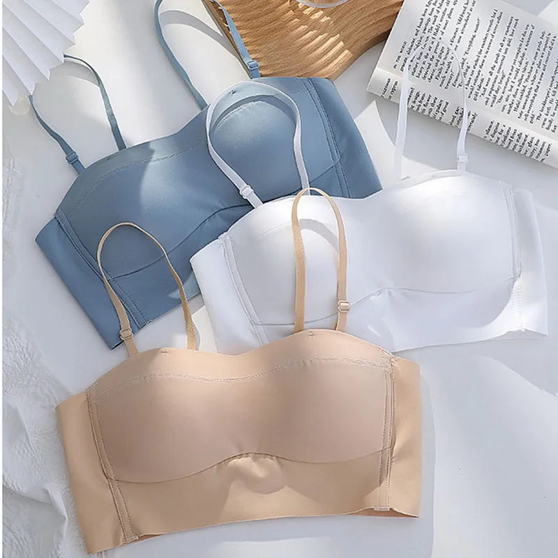 Seamless Collected Ultra-thin Strapless Bra