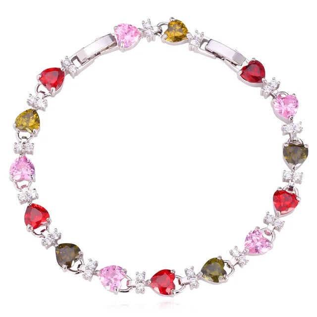 Luna Bracelet: Radiant Zirconias for Timeless Elegance