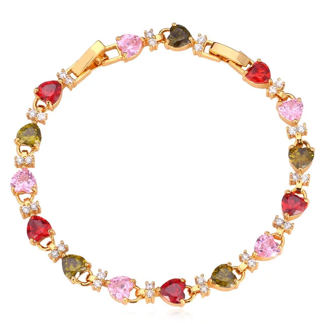 Luna Bracelet: Radiant Zirconias for Timeless Elegance