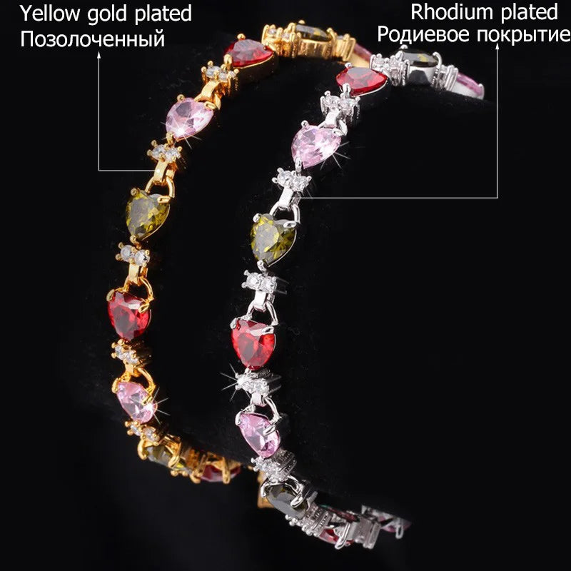 Luna Bracelet: Radiant Zirconias for Timeless Elegance