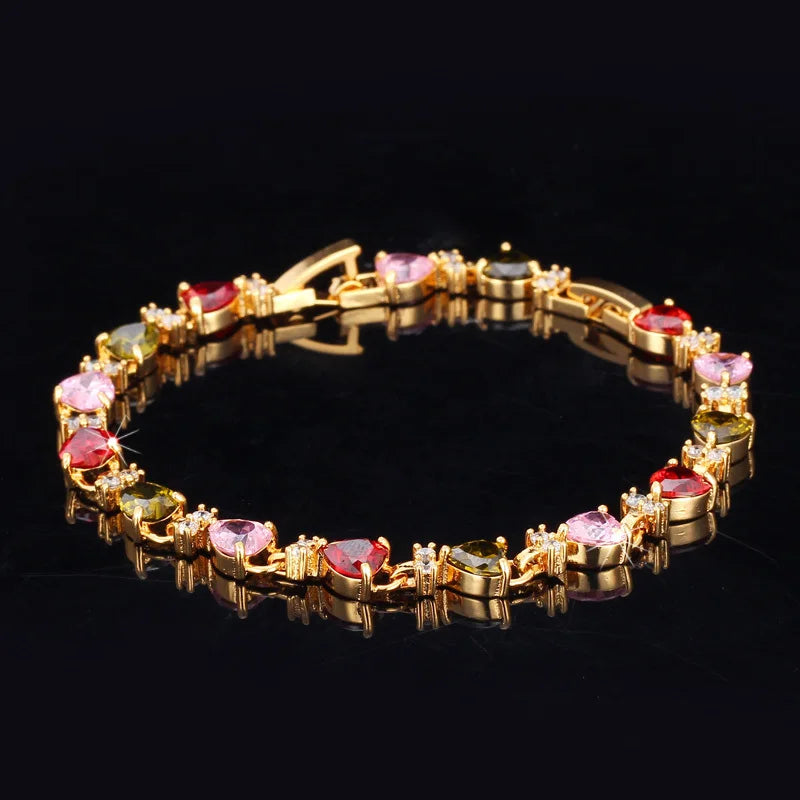 Luna Bracelet: Radiant Zirconias for Timeless Elegance