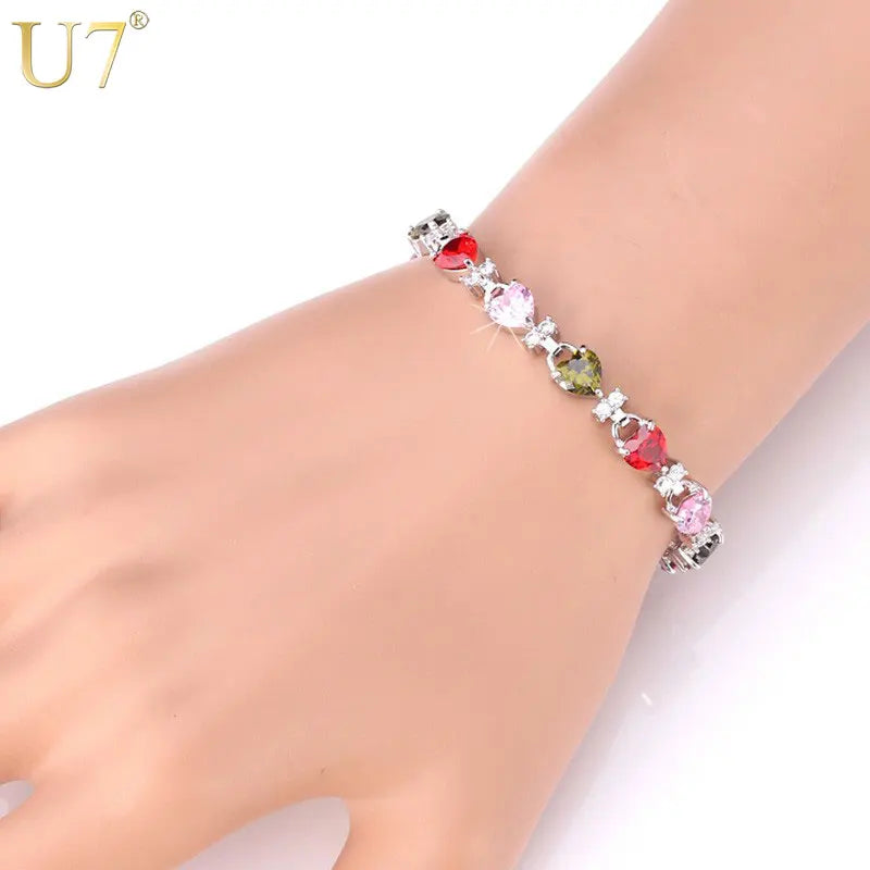 Luna Bracelet: Radiant Zirconias for Timeless Elegance