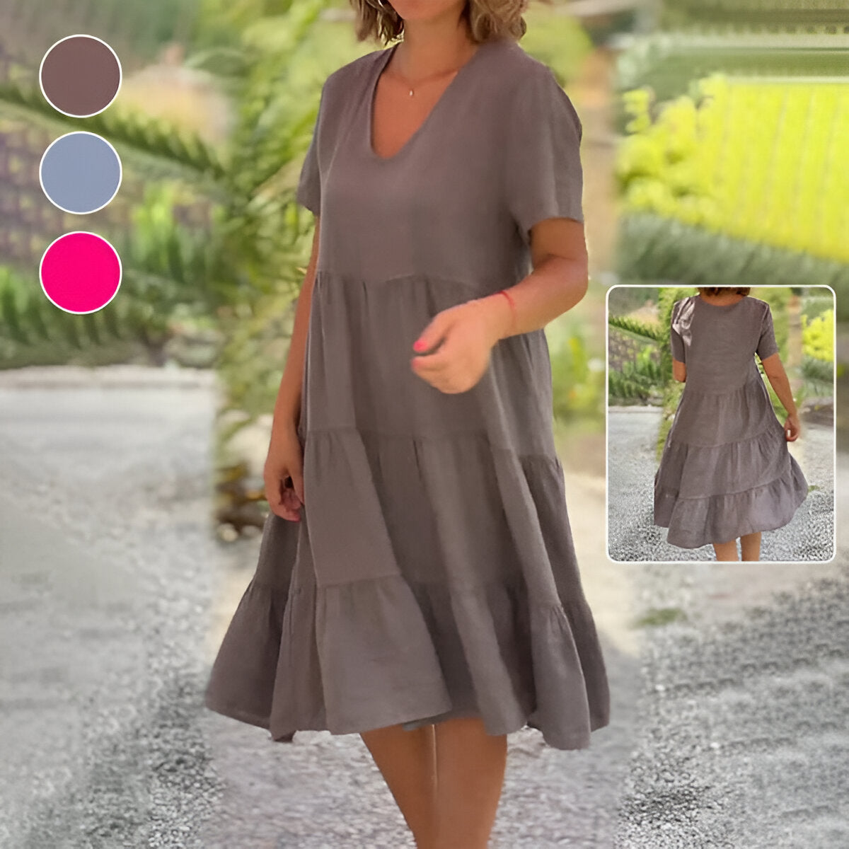 LuxSoft Elegance jurk voor dames