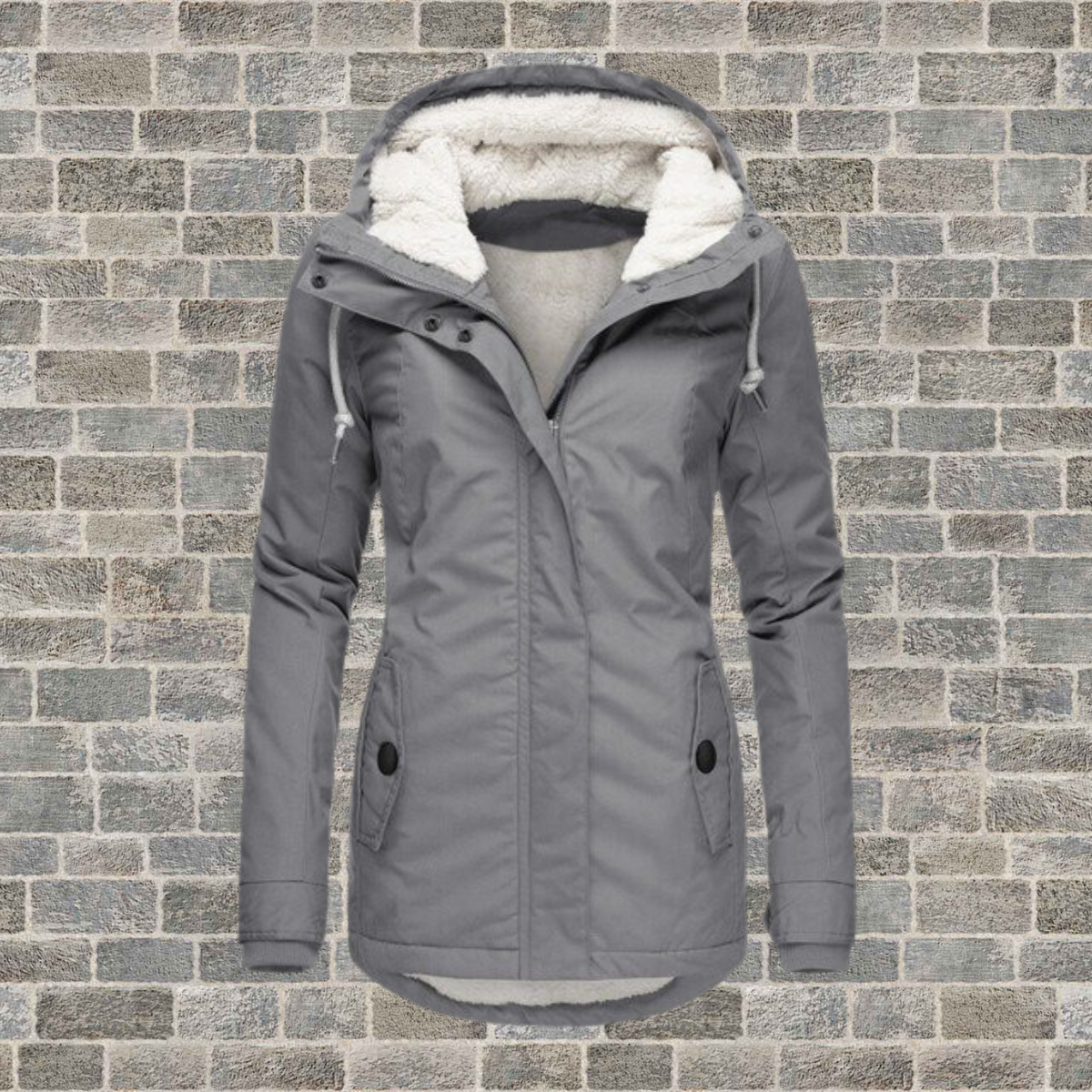 Windseasons | Giacca di Cotone Pieghettata con Cappuccio | Confortevole e Elegante