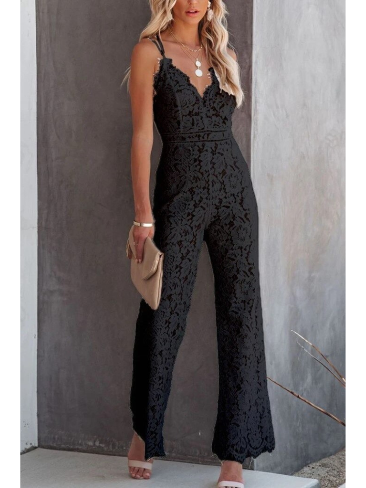 Elara Verfijnde Kanten Jumpsuit