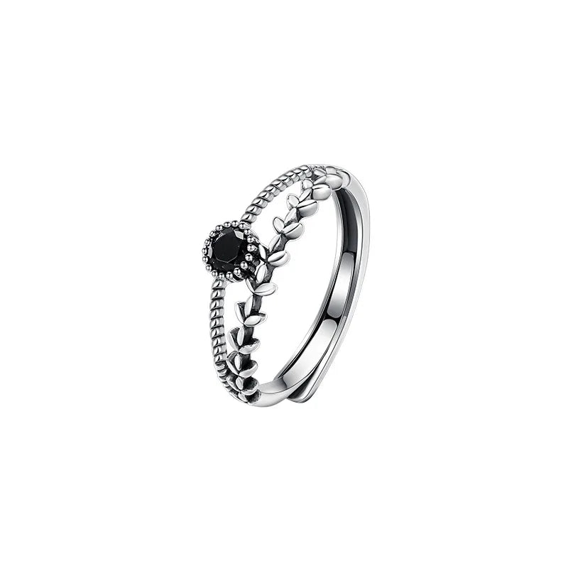Eclat Stijl Sterling Zilveren Zirkoon Tarwe Oorring