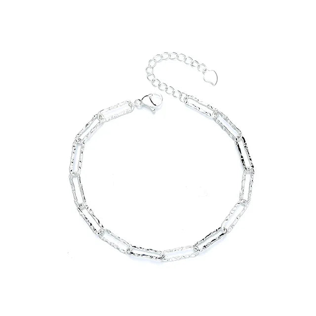 StijlSter Bracciale Geometrico Argento