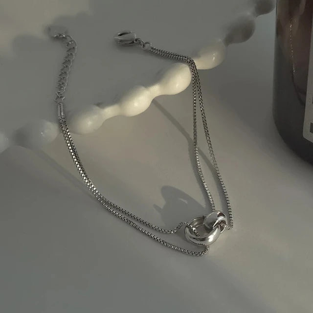 StijlSter Bracciale Geometrico Argento