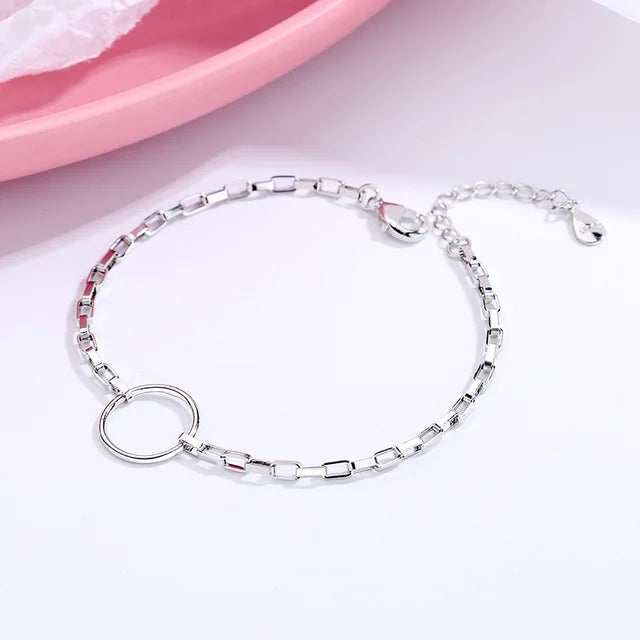 StijlSter Bracciale Geometrico Argento