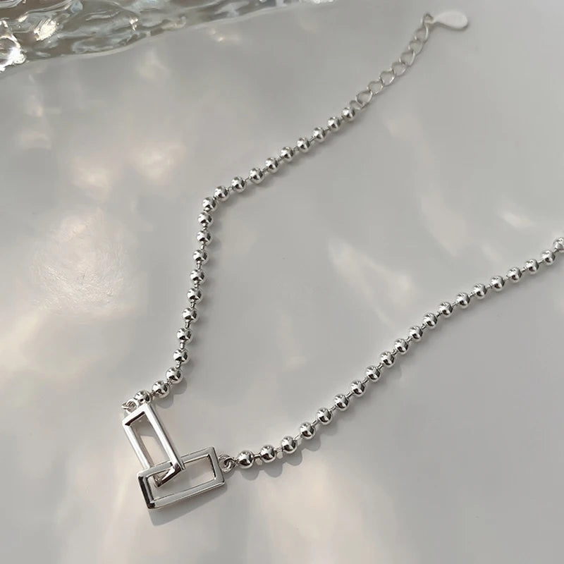 StijlSter Bracciale Geometrico Argento