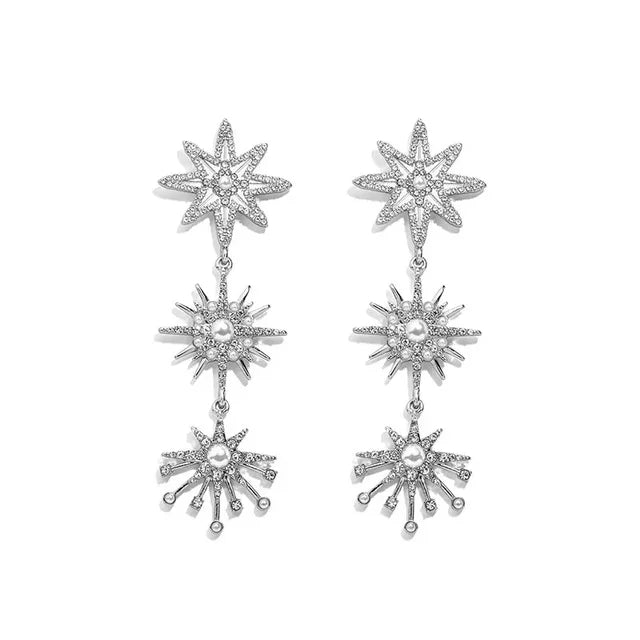 Radiant Lost Lady Star Earrings