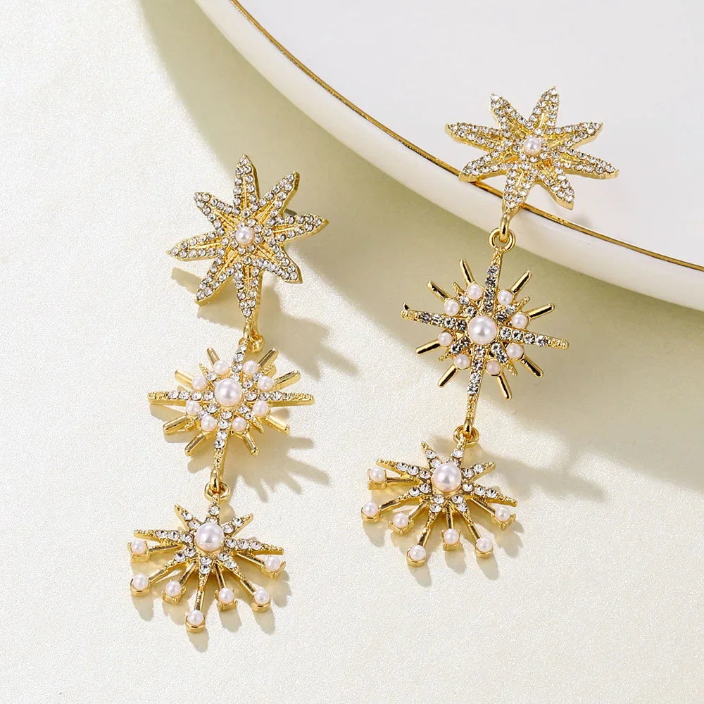 Radiant Lost Lady Star Earrings