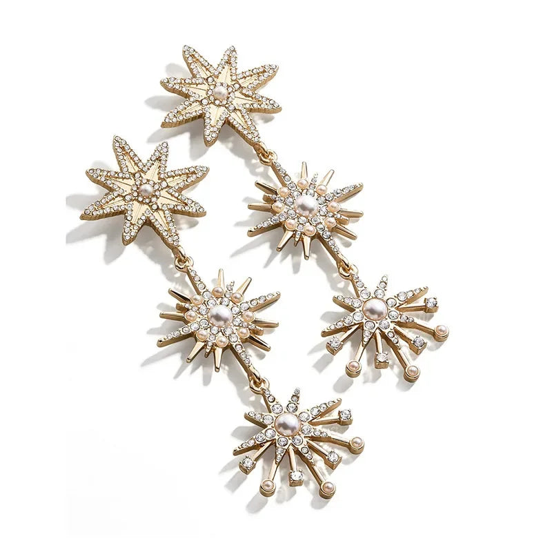 Radiant Lost Lady Star Earrings