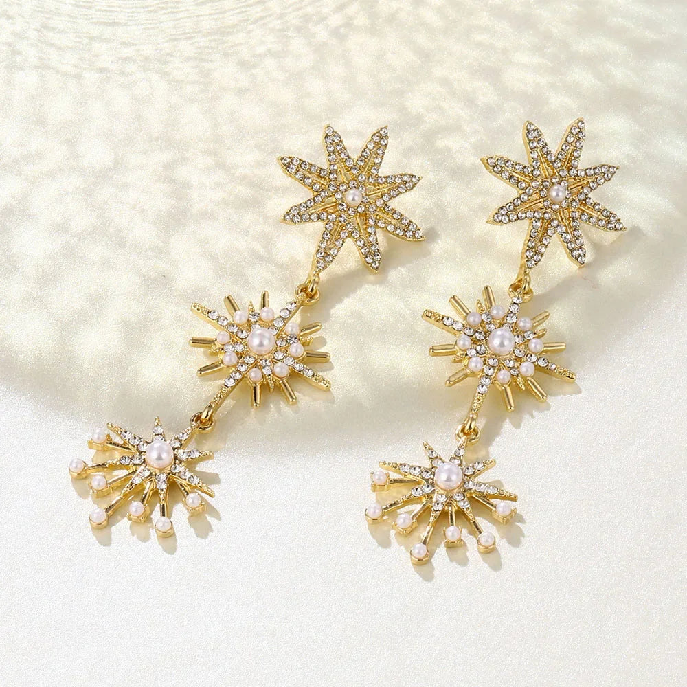 Radiant Lost Lady Star Earrings