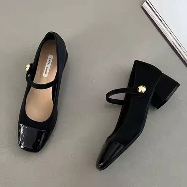 Elegant Square Toe High Heels for Women