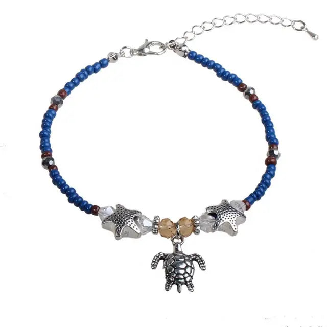 Celestia Stijl Vintage Boho Multilaag Kralen Enkelbanden