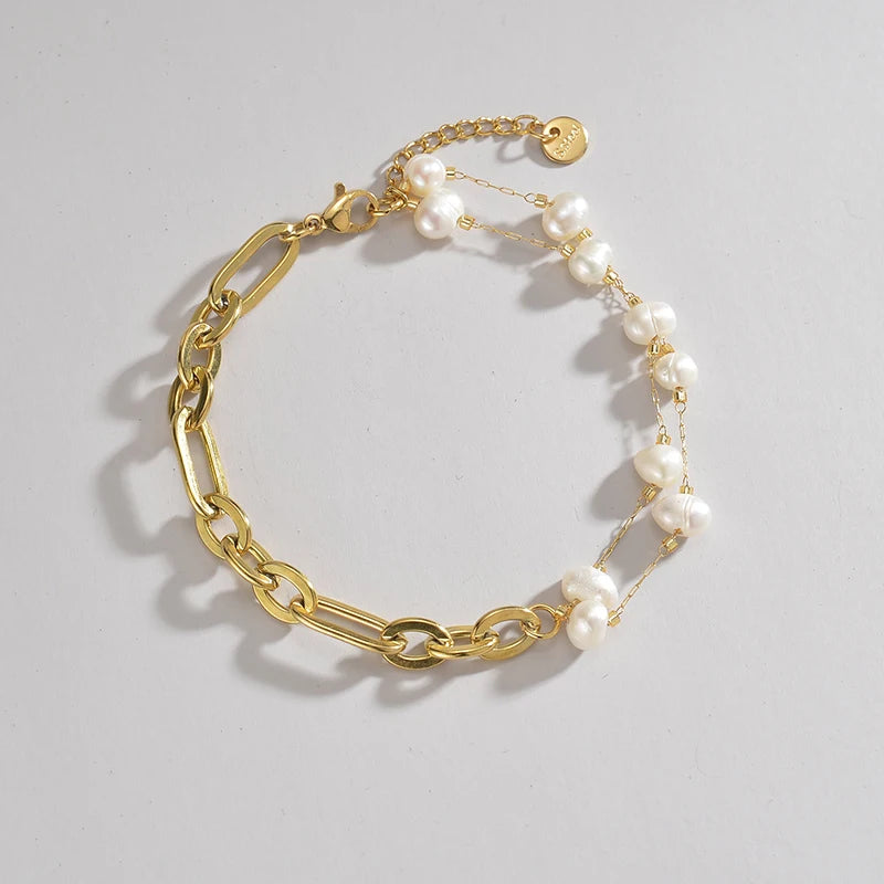 Enchanting Pearl Splendor Bracelet - Timeless Gift for Special Moments