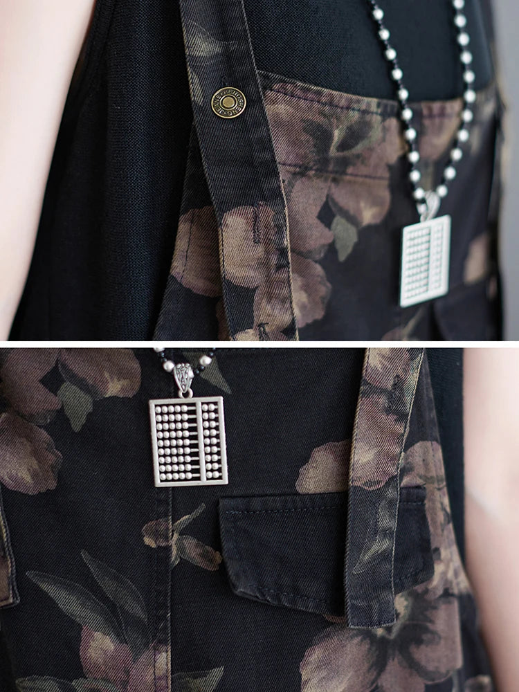 Retro-Chic Bella Tuta Vintage in Denim da Donna