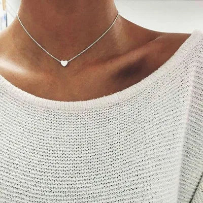 Glansrijk Gouden Hart Hanger Ketting