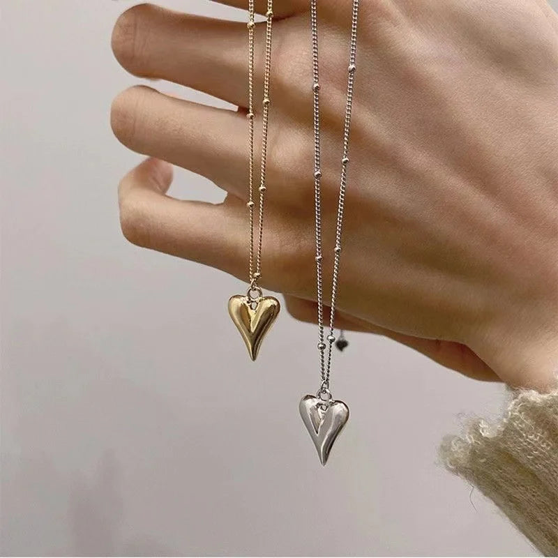Glansrijk Gouden Hart Hanger Ketting