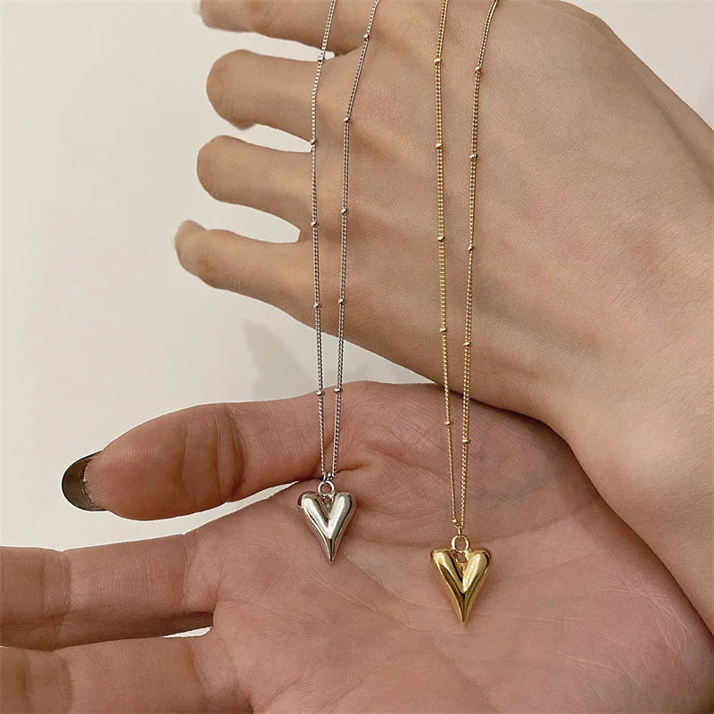 Glansrijk Gouden Hart Hanger Ketting