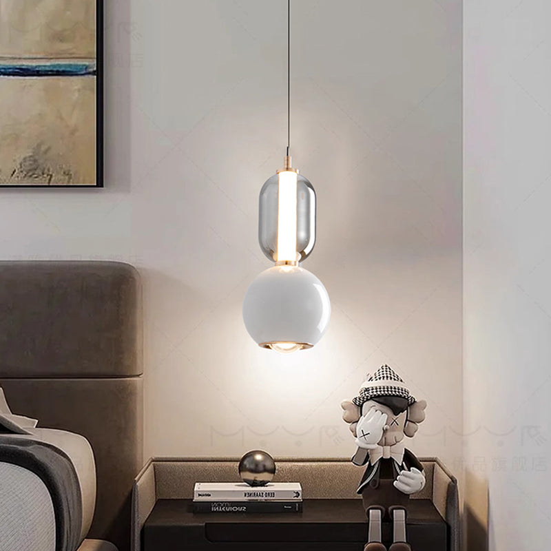 Virel Iron | Glass Pendant Light | Functional