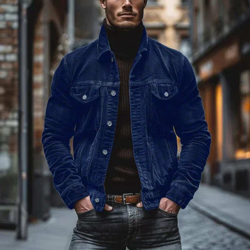 Vito | Vintage corduroy jasje met knopen