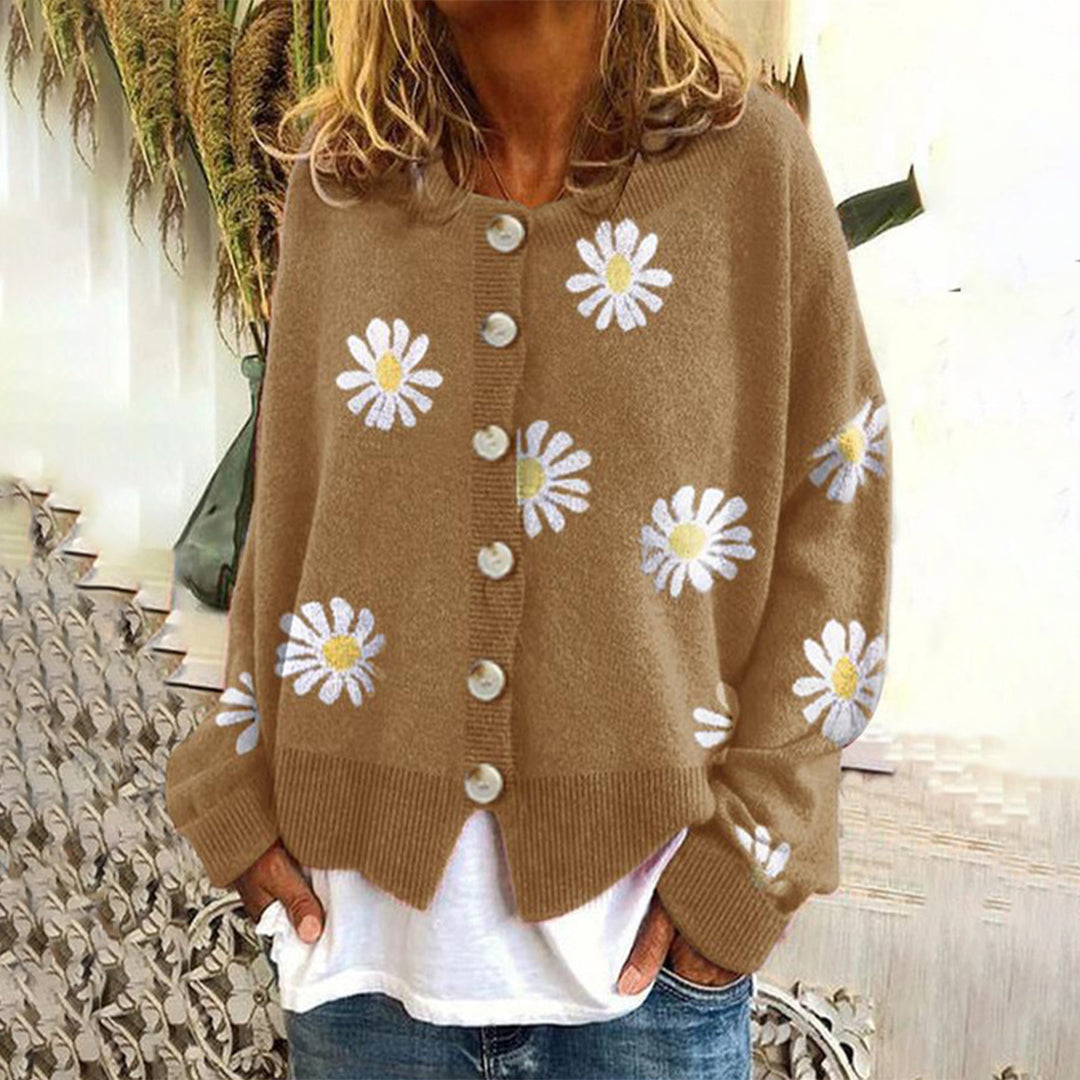 Vittoria | Trui met bloemenmotief