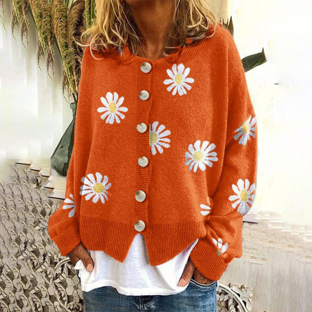 Vittoria | Trui met bloemenmotief