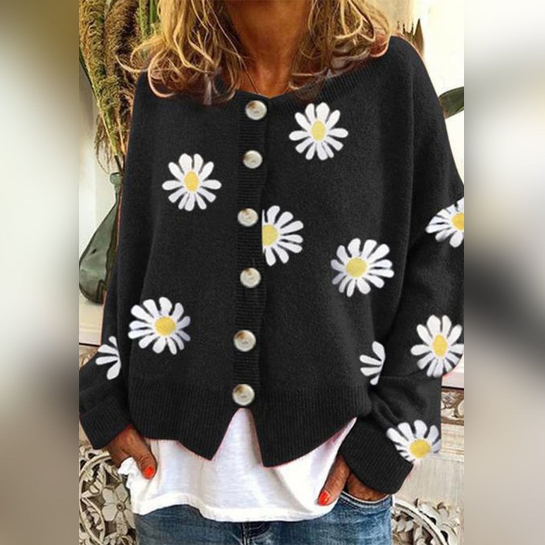 Vittoria | Trui met bloemenmotief
