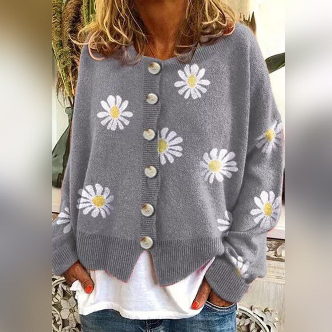 Vittoria | Trui met bloemenmotief