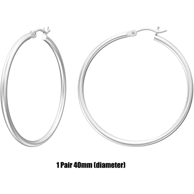 Gouden Kringoorbellen Set met 925 Sterling Zilveren Naald van Glim &amp; Glans